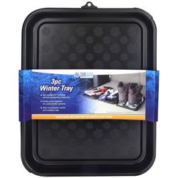 Sub Zero 12.5 in. W X 36.5 in. L Black Customizable Plastic Boot Tray