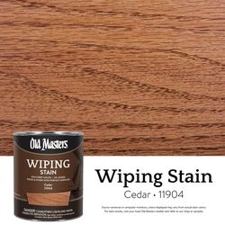Old Masters Semi-Transparent Cedar Oil-Based Wiping Stain 1 qt