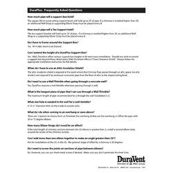 DuraVent DuraPlus 6 in. Galvanized Steel Tee Support Bracket