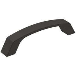 Amerock Contemporary Arch Cabinet Pull 3-3/4 in. Matte Black Black 1 pk