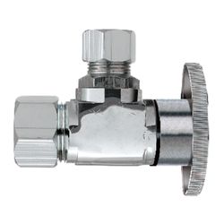 Ace 5/8 in. Compression X 3/8 in. Compression Brass Angle Stop Valve