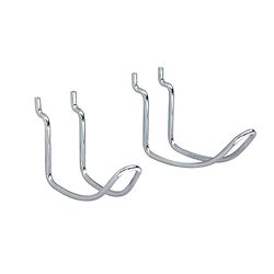 Crawford Zinc Plated Silver Steel 3 in. Peg Hooks 1 pk