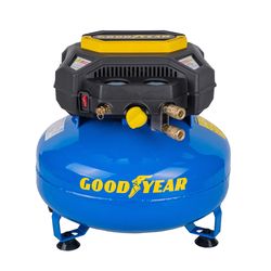 Goodyear 6 gal Pancake Portable Air Compressor 150 psi 1 HP