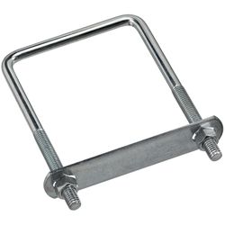 National Hardware 3/8 in. X 3-5/8 in. W X 6 in. L Coarse Zinc-Plated Steel Square U-Bolt