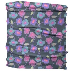 Karma Gray Poppies Half Headband Polyester Microfiber 1 pk