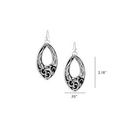 Montana Silversmiths Women's Shadow & Shine American Made Earrings