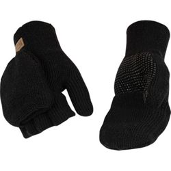 Kinco Alyeska S Wool Fingerless Black Half Finger Glove