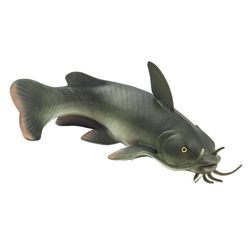 Safari Ltd. Incredible Creatures Catfish Figure Toy Olive Green/White