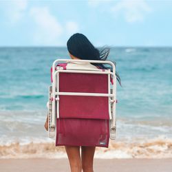 Shibumi 4-Position Pink Beach Backpack Chair