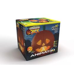 Mindscope Jabberin' Jack 5 ft. Prelit Halloween Pumpkin Inflatable