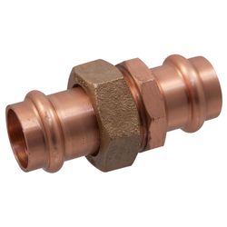 NIBCO 3/4 in. Press X 3/4 in. D Press Wrought Copper Union 1 pk