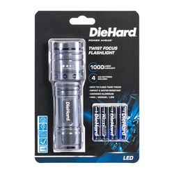 Dorcy DieHard 1500 lm Gray LED Flashlight AAA Battery
