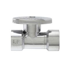 Keeney 1/2 in. FIP in. X 1/2 in. Brass Straight Stop Valve