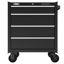 CRAFTSMAN S1000 27 in. 4 drawer Steel Rolling Tool Cabinet 32.5 in. H X 18 in. D