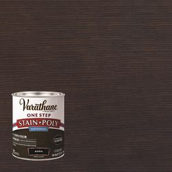 Varathane Semi-Gloss Kona Water-Based Acrylic Modified Urethane One-Step Stain/Poly 1 qt