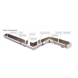 Spectra Metal 2 in. H X 3 in. W X 11 in. L White Aluminum B Downspout Elbow