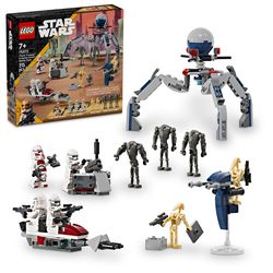 LEGO Star Wars Clone Trooper & Droid Battle Building Set Multicolor 215 pc