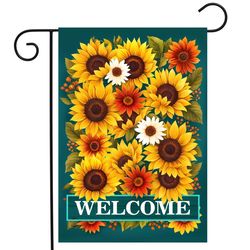 Briarwood Lane Fall Welcome Sunflowers Garden Flag