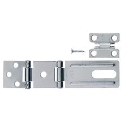 Ace Zinc 3-1/4 in. L Double Hinge Safety Hasp 1 pk