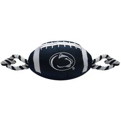 Pets First NFL For Dog Black Nylon Penn State Nittany Lions Football Dog Toy 1 pk