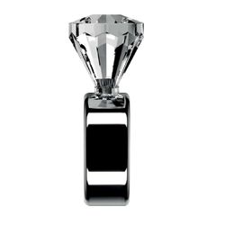 Kilo Clear/Silver Plastic/Stainless Steel Wine Drip Collar