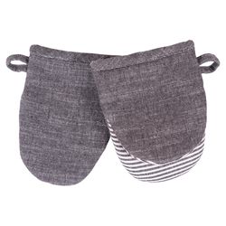 KAF Home Black Cotton Pot Holder/Trivet