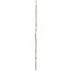 Primitive Planters White Cotton 60 in. H 2-Tier Woven Plant Hanger 1 pk