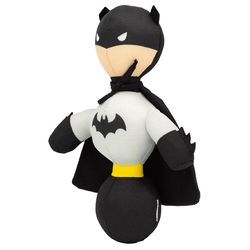 Buckle-Down For Dog Black/White Plush Batman Dog Toy 1 pk