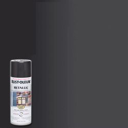 Rust-Oleum Stops Rust Metallic Black Night Metallic Spray Paint 11 oz