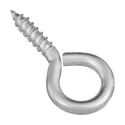 National Hardware 0.22 in. D X 2-3/16 in. L Zinc-Plated Steel Screw Eye 65 lb. cap. 3 pk