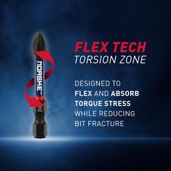 Norske Phillips No.2 X 6 in. L Impact Torsion Bit S2 Tool Steel 1 each