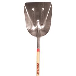 Razor-Back 68.8 in. Aluminum Scoop Western Pattern Shovel Wood Handle