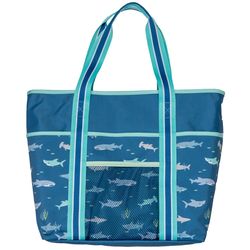 Stephen Joseph Shark Beach Tote Polyester 1 pk
