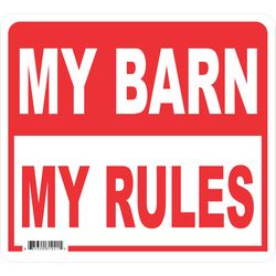 Signs Up English White Novelty Sign 11.5 in. H X 12.75 in. W