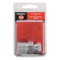 Apache Steel 1/2 in. D X 1/4 in. D Hydraulic Adapter 1 pk