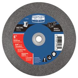 Century Drill & Tool 6 in. D X 3/4 in. thick Grinding Wheel 1 pc