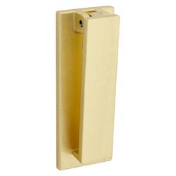National Hardware 4.72 in. L Brushed Gold Brass Door Knocker