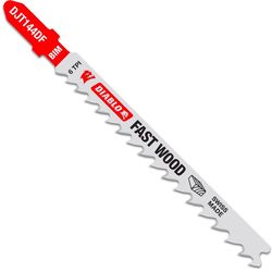 Diablo 4 in. Bi-Metal T-Shank Fast Wood Jig Saw Blade 6 TPI 5 pk