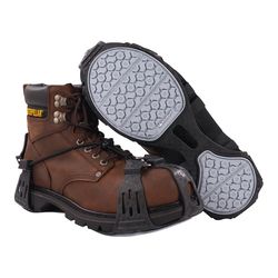 Ergodyne Caterpillar Men's Rubber Cleats Traction Device Black S 1 pair