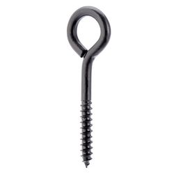 Wright 1/4 in. D X 3 in. L Black Steel Lag Screw Eye 150 lb 1 pk