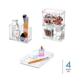 iDesign 5 in. H X 6 in. W X 9 in. L Vanity Organizer