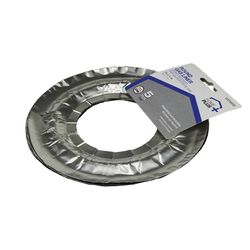 Home Plus Durable Foil 7 5/8 in. Gas Burner Liner Silver 5 pk