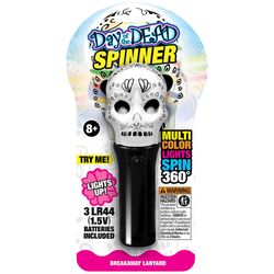 Magic Seasons LED Day of the Dead Spinner 1 pk