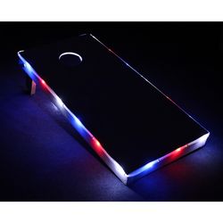 Brightz Toss Brightz Patriotic Corn Hole LED Light Kit ABS Plastic, Polyurethane, Iron, Electronics