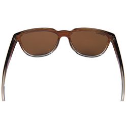 Seachoice Reflex Sunglasses Unisex Shiny Woodgrain Frame Brown Lens Polarized
