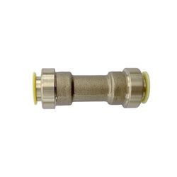 QuickFitting Push to Connect 3/8 in. PTC in. Brass Straight Union