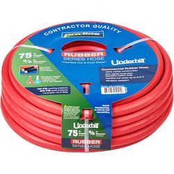 Underhill ProLine 5/8 in. D X 75 ft. L Heavy Duty Professional Grade Lightweight Garden Hose