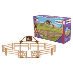 Schleich Horse Club Paddock w/Entry Gate Toy Multicolored