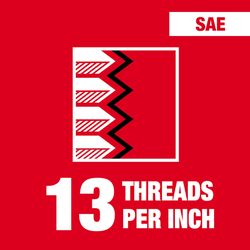 Milwaukee SAE 1/2-13 Hex Threading Die