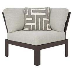 Signature Design by Ashley Beachloft Black Aluminum Frame Chair White